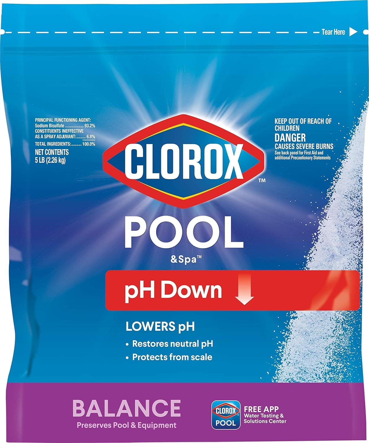 Clorox Pool&Spa Swimming Pool pH Down 5LB