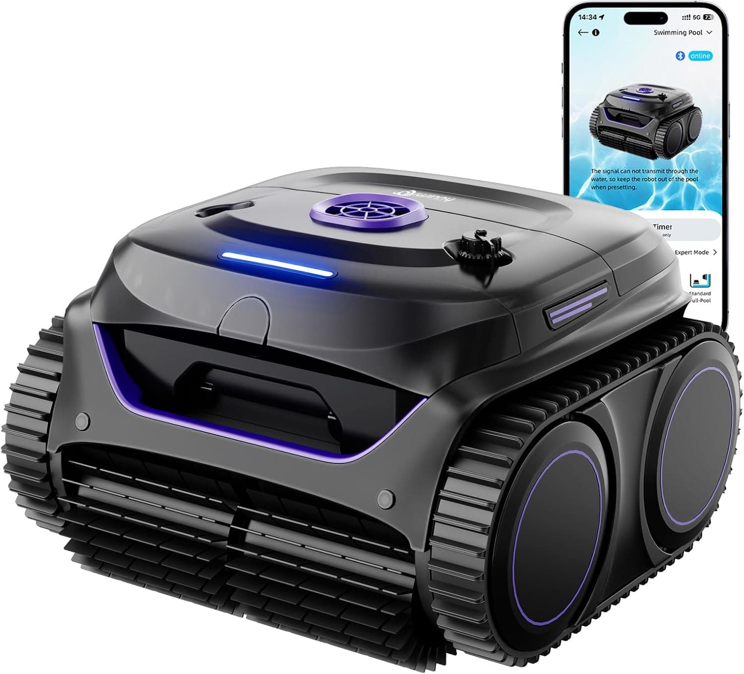 Advanced Pool Vacuum with Waterline Cleaning