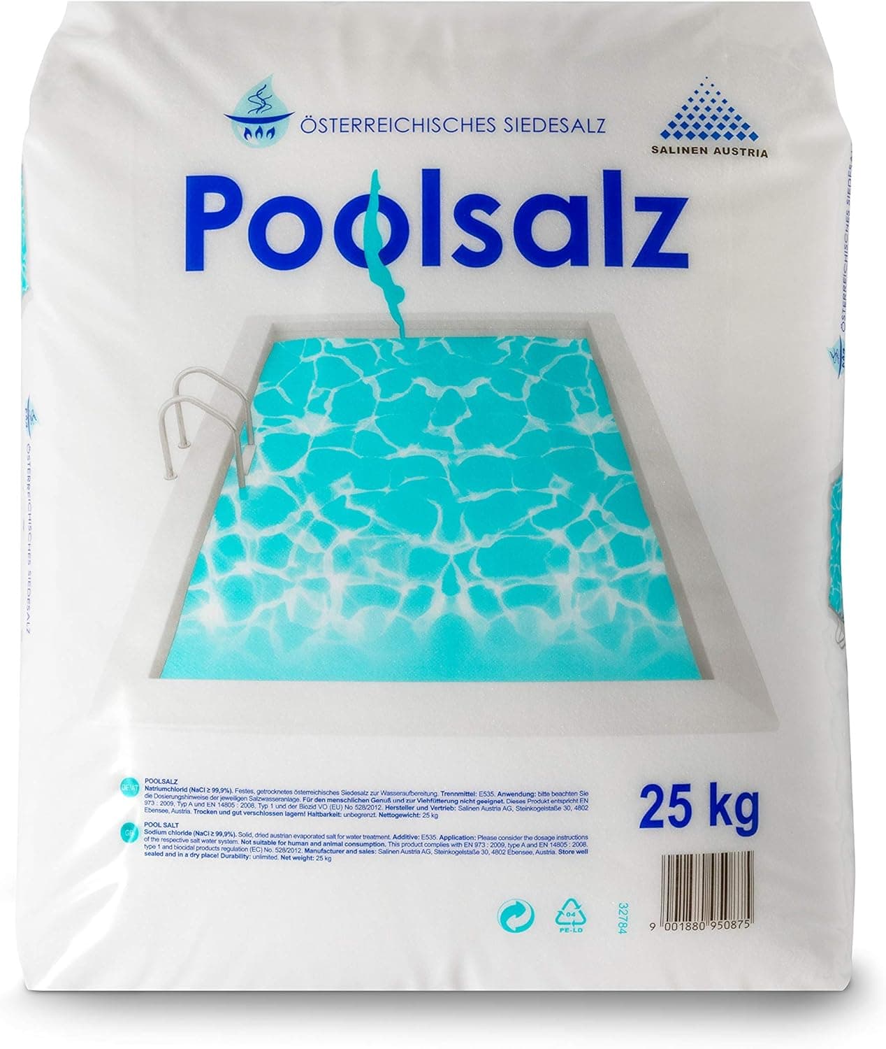 Pool Salt 25kg for Salt Electrolysis Systems
