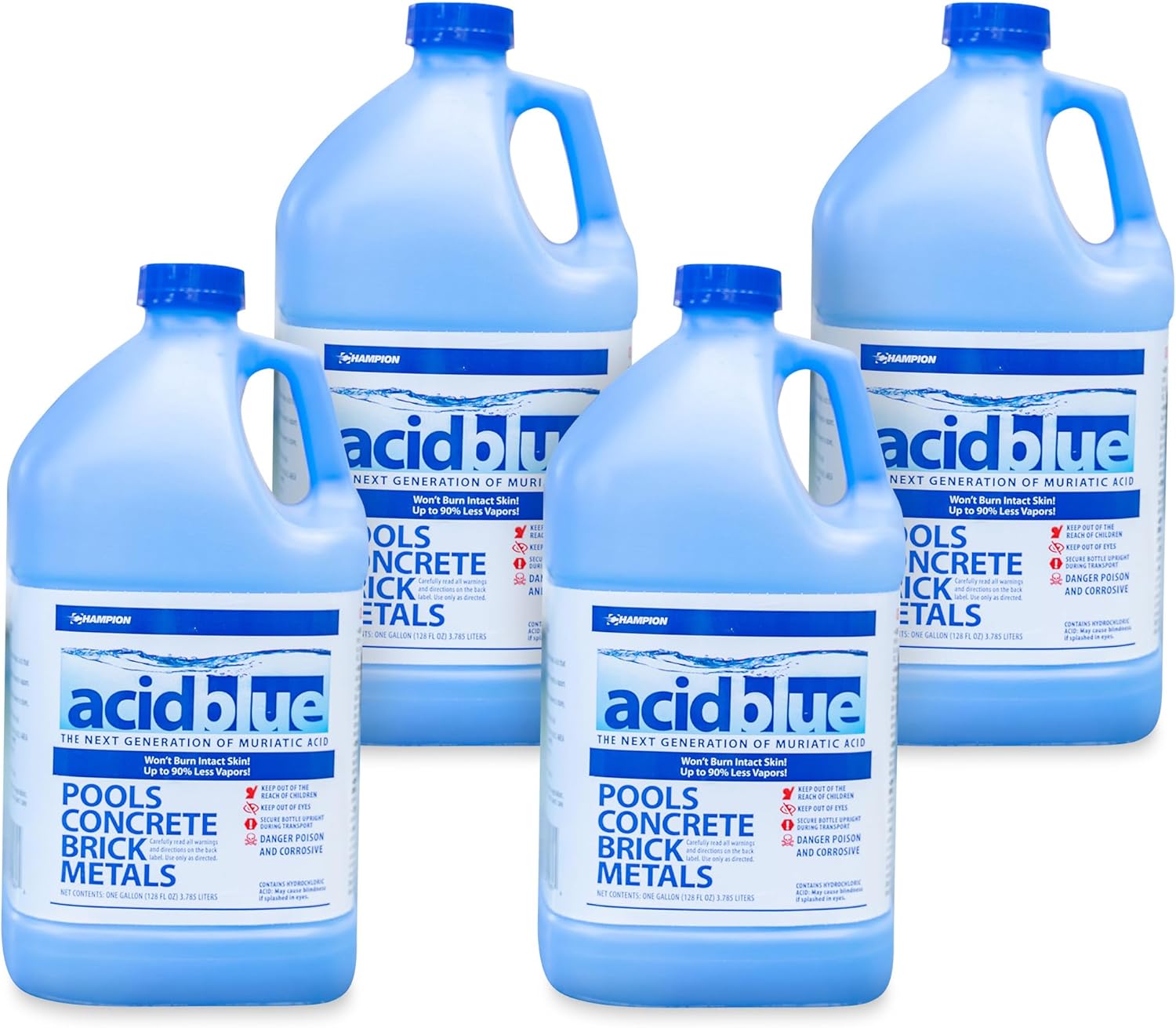 Acid Blue Swimming Pool pH Down Buffered Low-Fume
