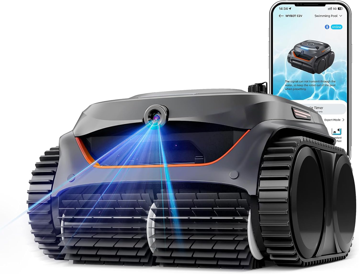 WYBOT Pro Pool Cleaner with Navigation System