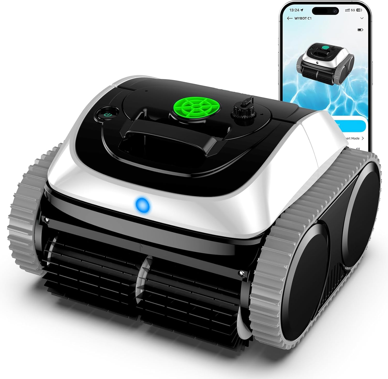 WYBOT Cordless Pool Cleaner with Waterline Cleaning